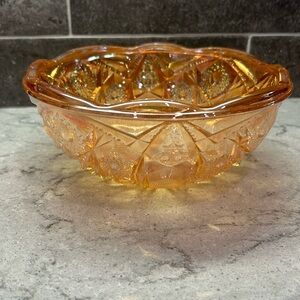Vintage Carnival Glass Bowl